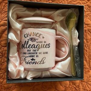 Beautiful gift mug for a departing colleague